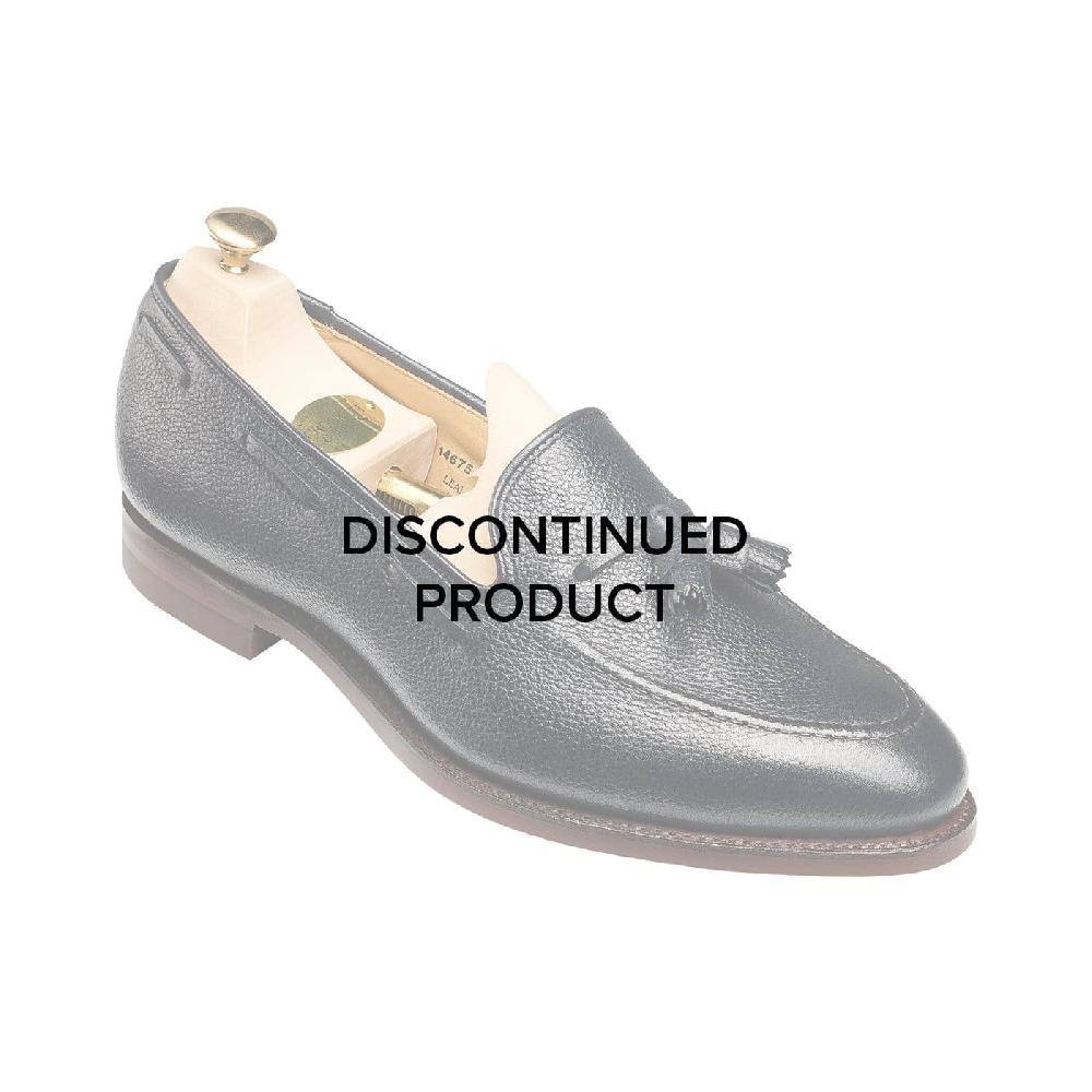 crockett & jones Carly Navy Pebble Grain