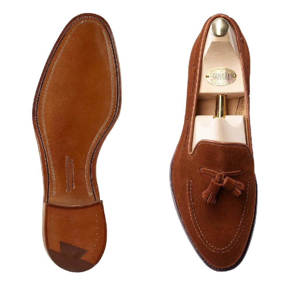 Crockett & Jones Carly Polo Brown Calf Suede