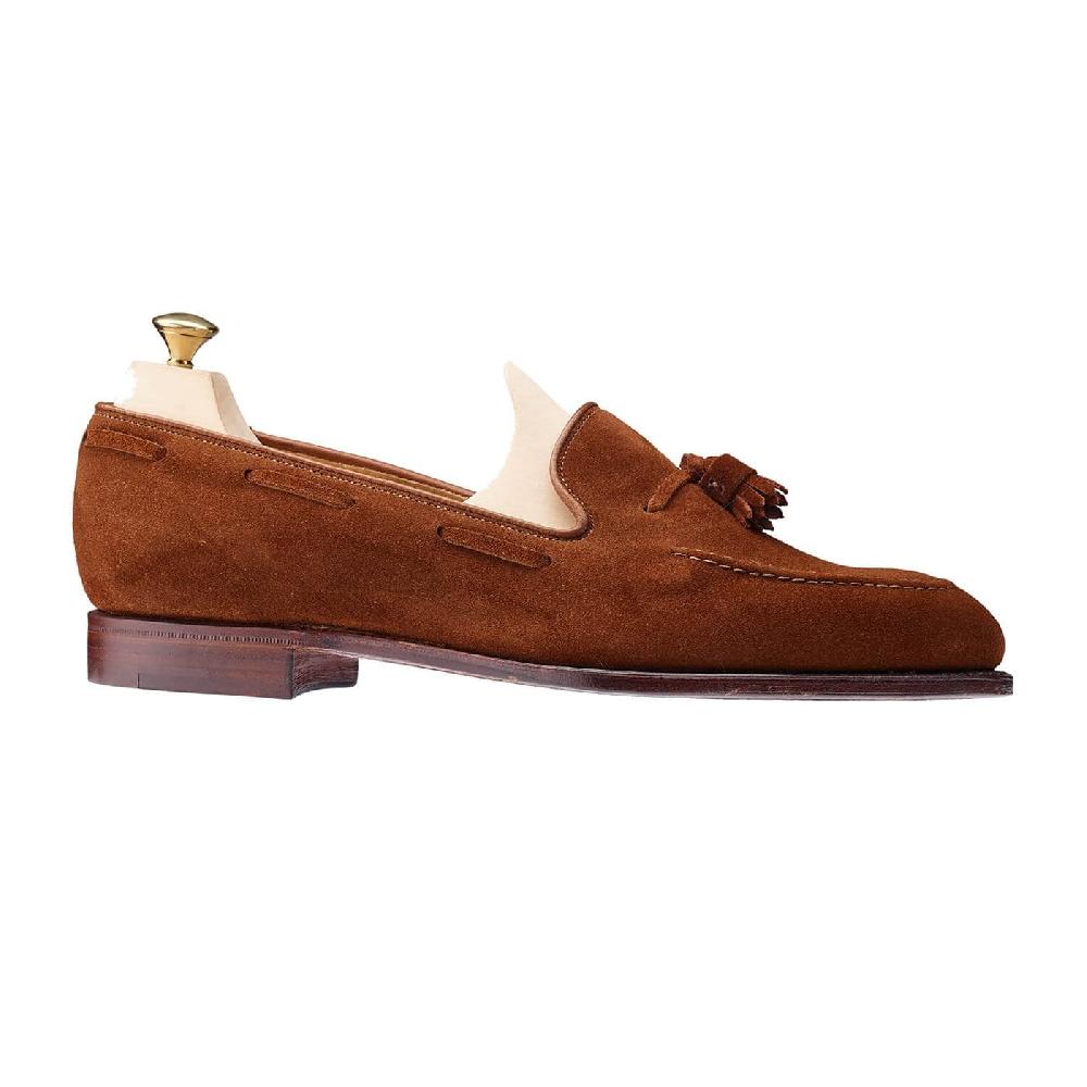 Crockett & Jones Carly Polo Brown Calf Suede
