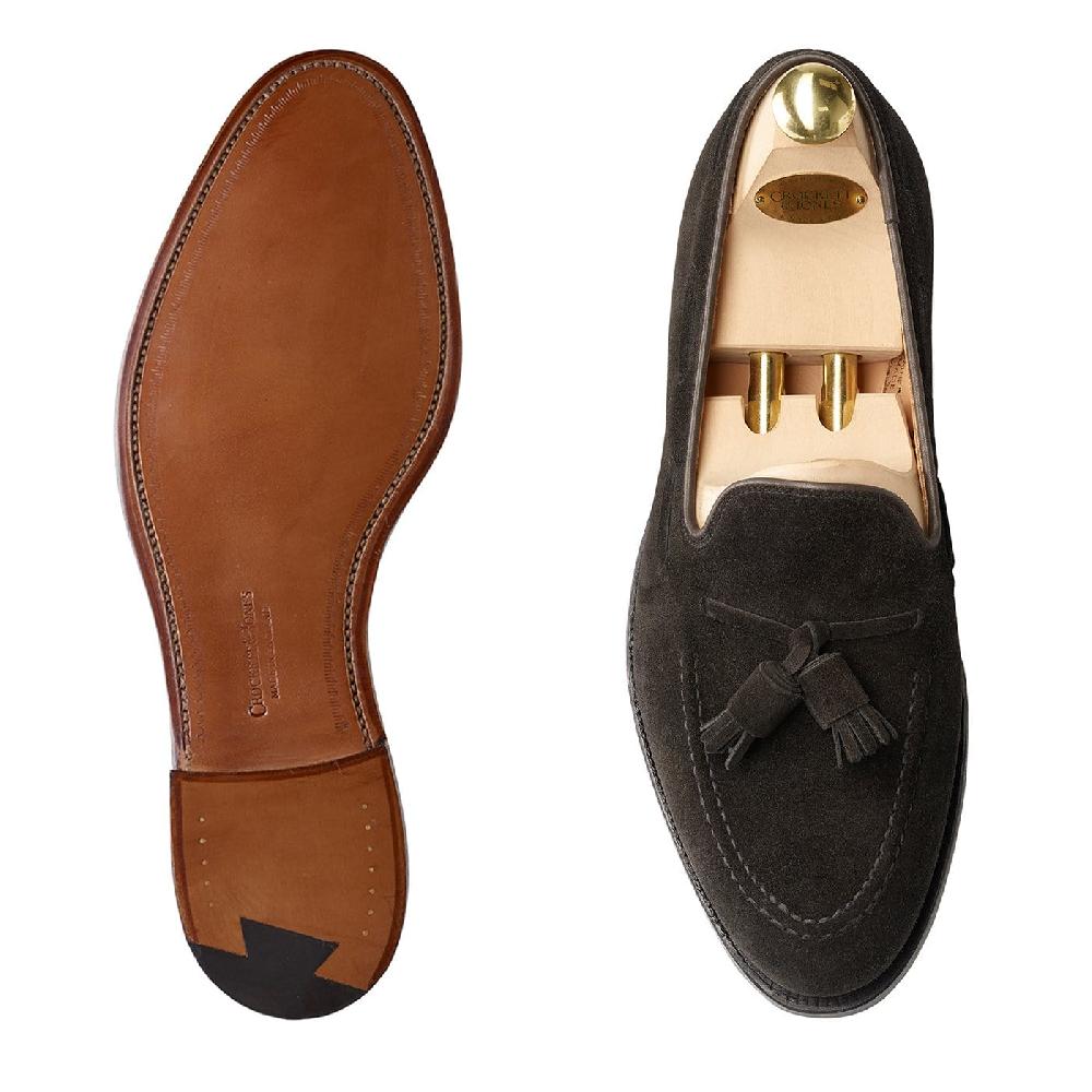 Crockett & Jones Cavendish Black Calf Suede