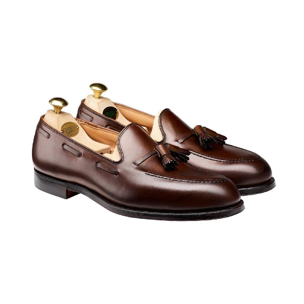 crockett & jones Cavendish Dark Brown Burnished Calf