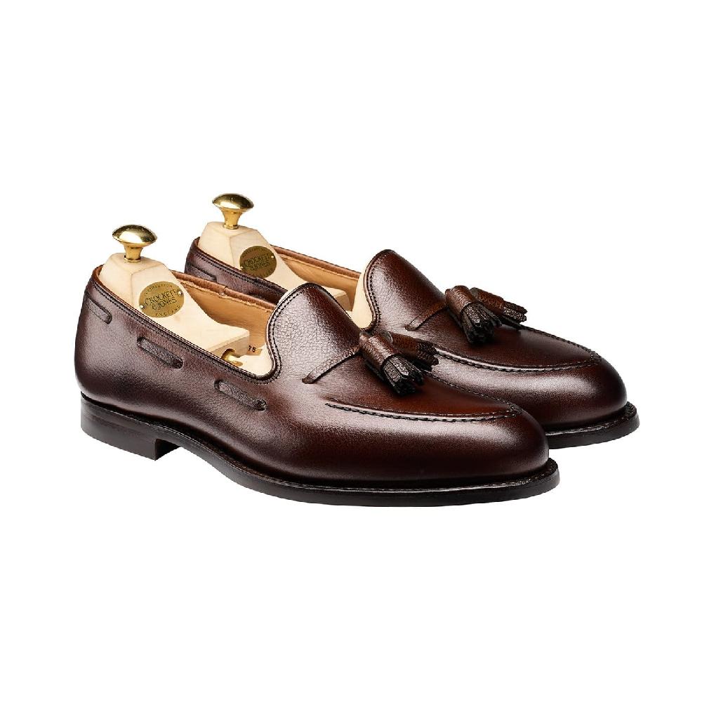 crockett & jones Cavendish Dark Brown Pebble Grain