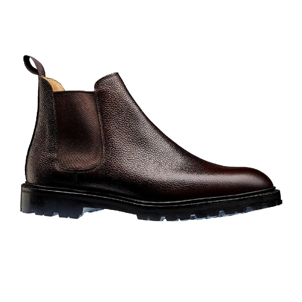 Crockett & Jones Chelsea 11 Dark Brown Scotch Grain