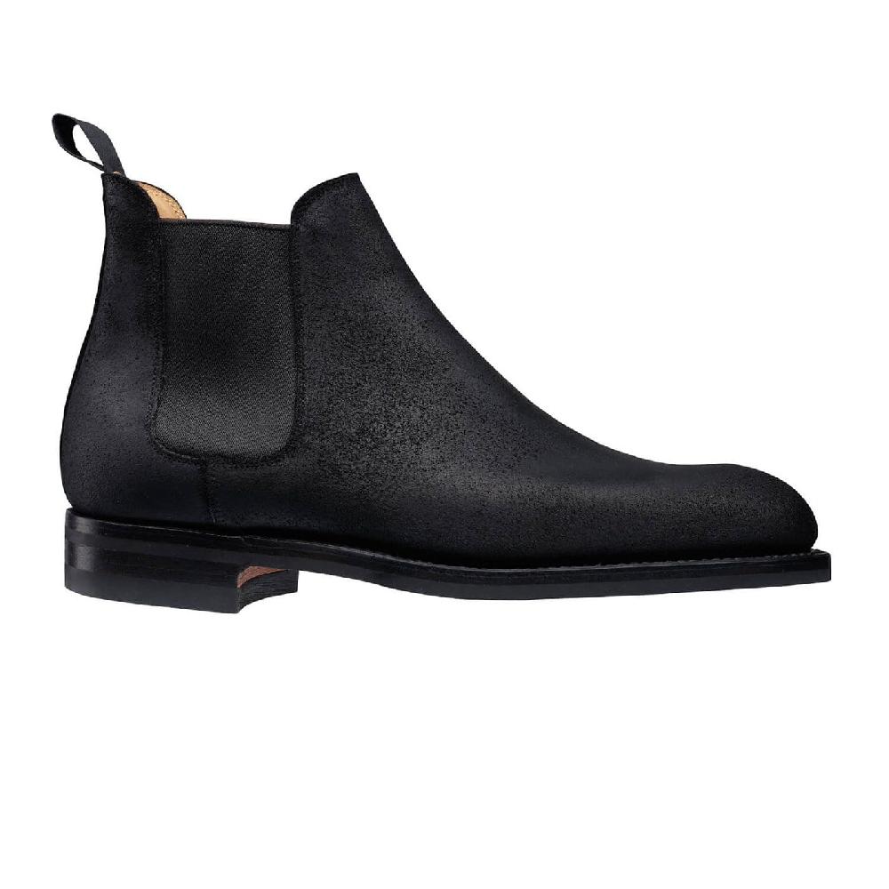 Crockett & Jones Chelsea 5 Black Rough-Out Suede