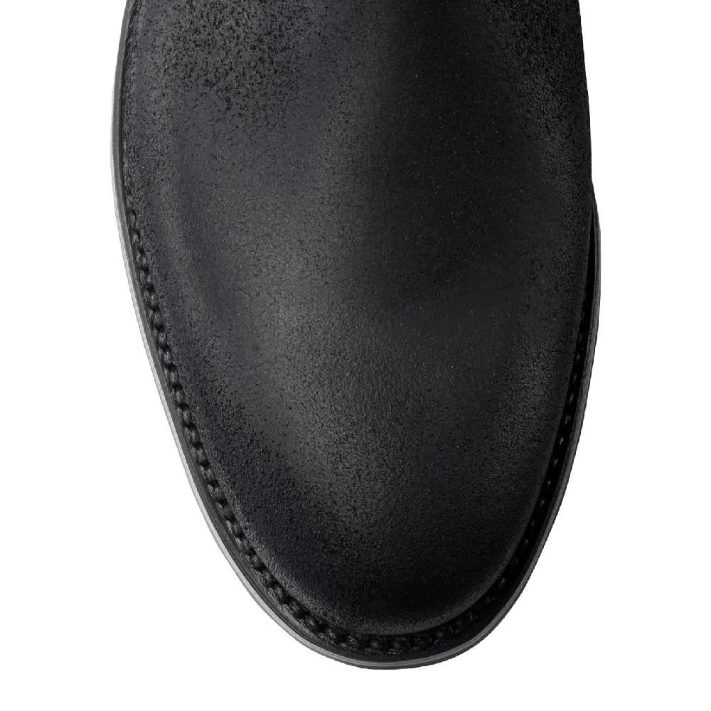 Crockett & Jones Chelsea 5 Black Rough-Out Suede