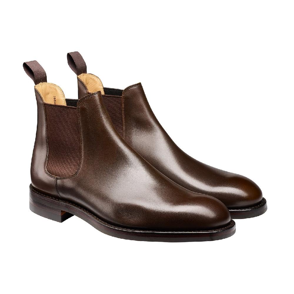 crockett & jones Chelsea 5 Dark Brown Wax Calf