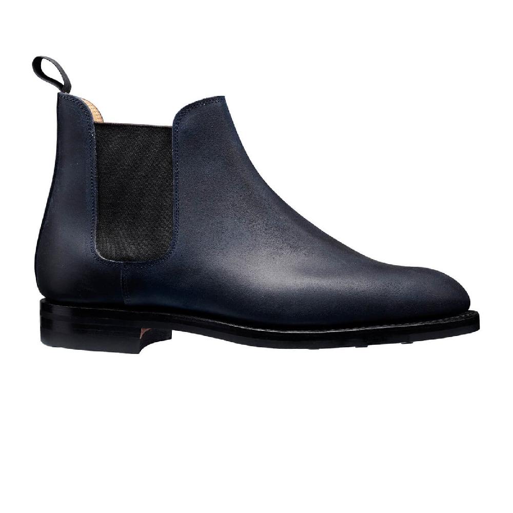 Crockett & Jones Chelsea 5 Navy Rough-Out Suede