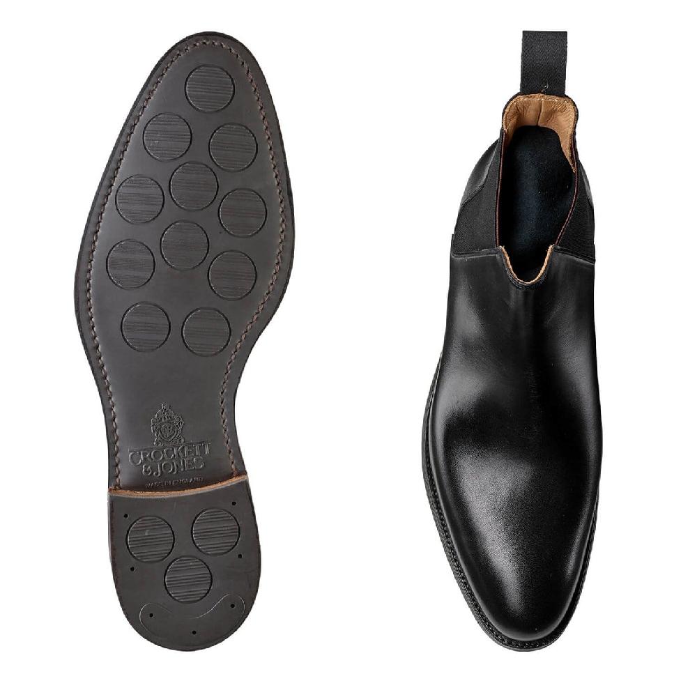 Crockett & Jones Chelsea 8 Black Calf