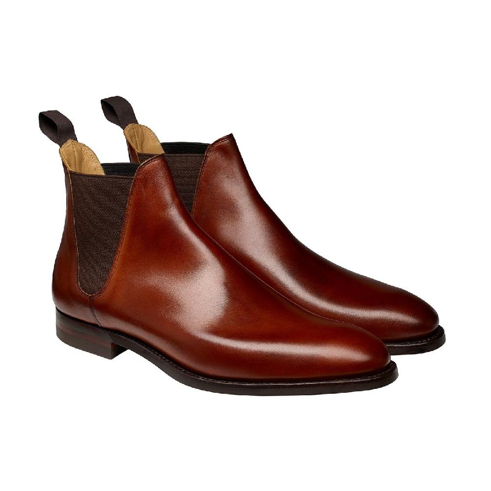crockett & jones Chelsea 8 Chestnut Burnished Calf