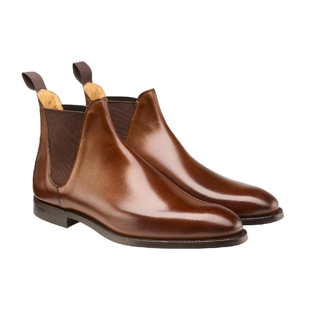 crockett & jones Chelsea 8 Dark Brown Burnished Calf
