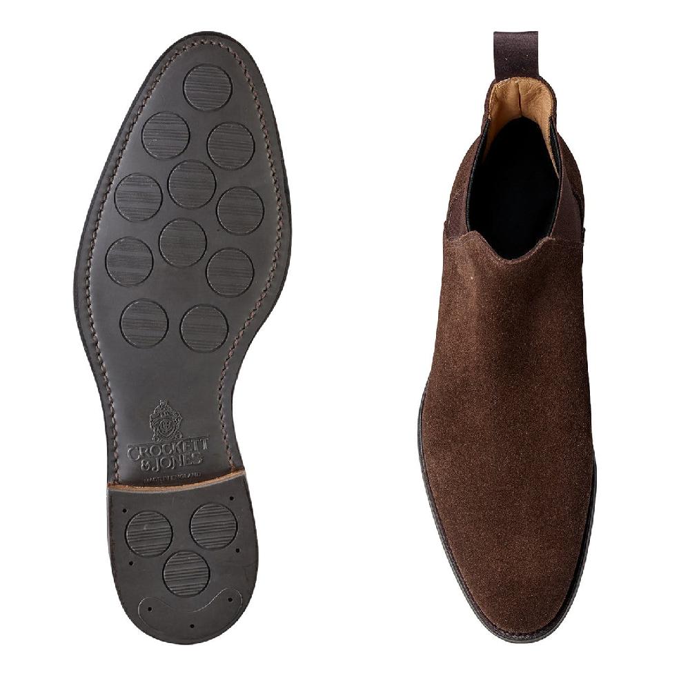 Crockett & Jones Chelsea 8 Dark Brown Suede