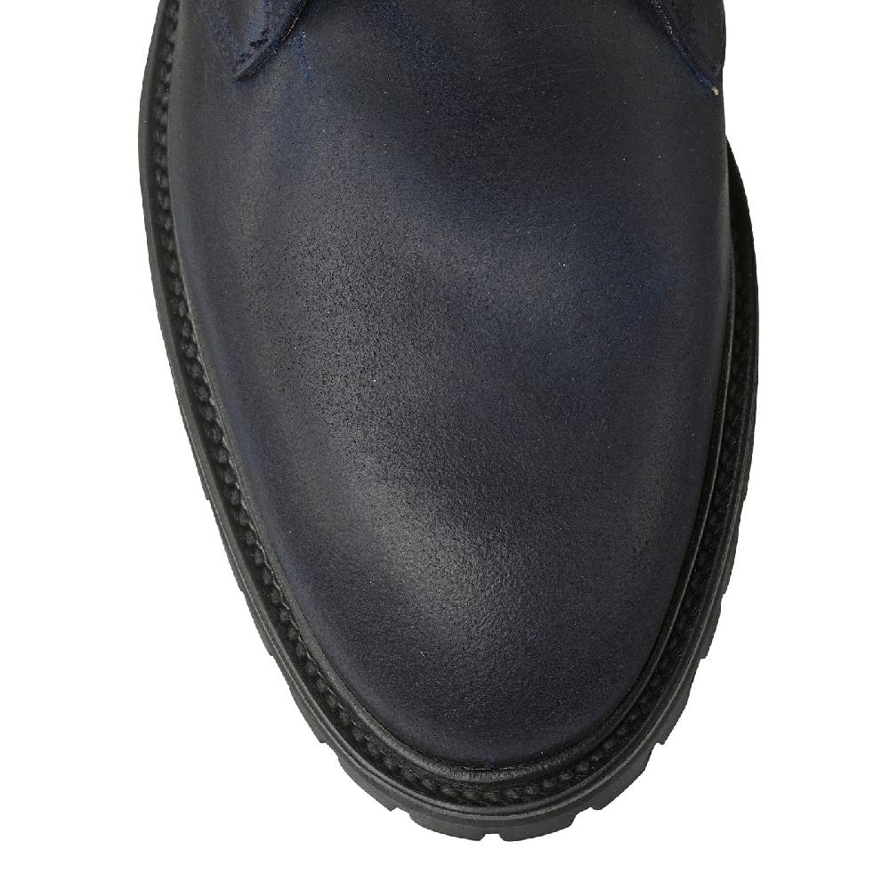 Crockett & Jones Chepstow 4 Navy Rough-Out Suede
