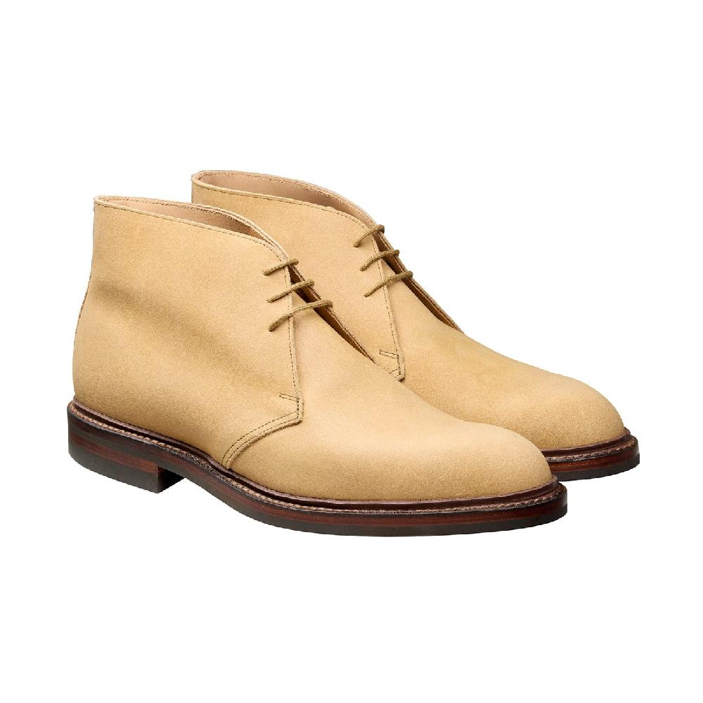 crockett & jones Chepstow Sand Rough-Out Suede