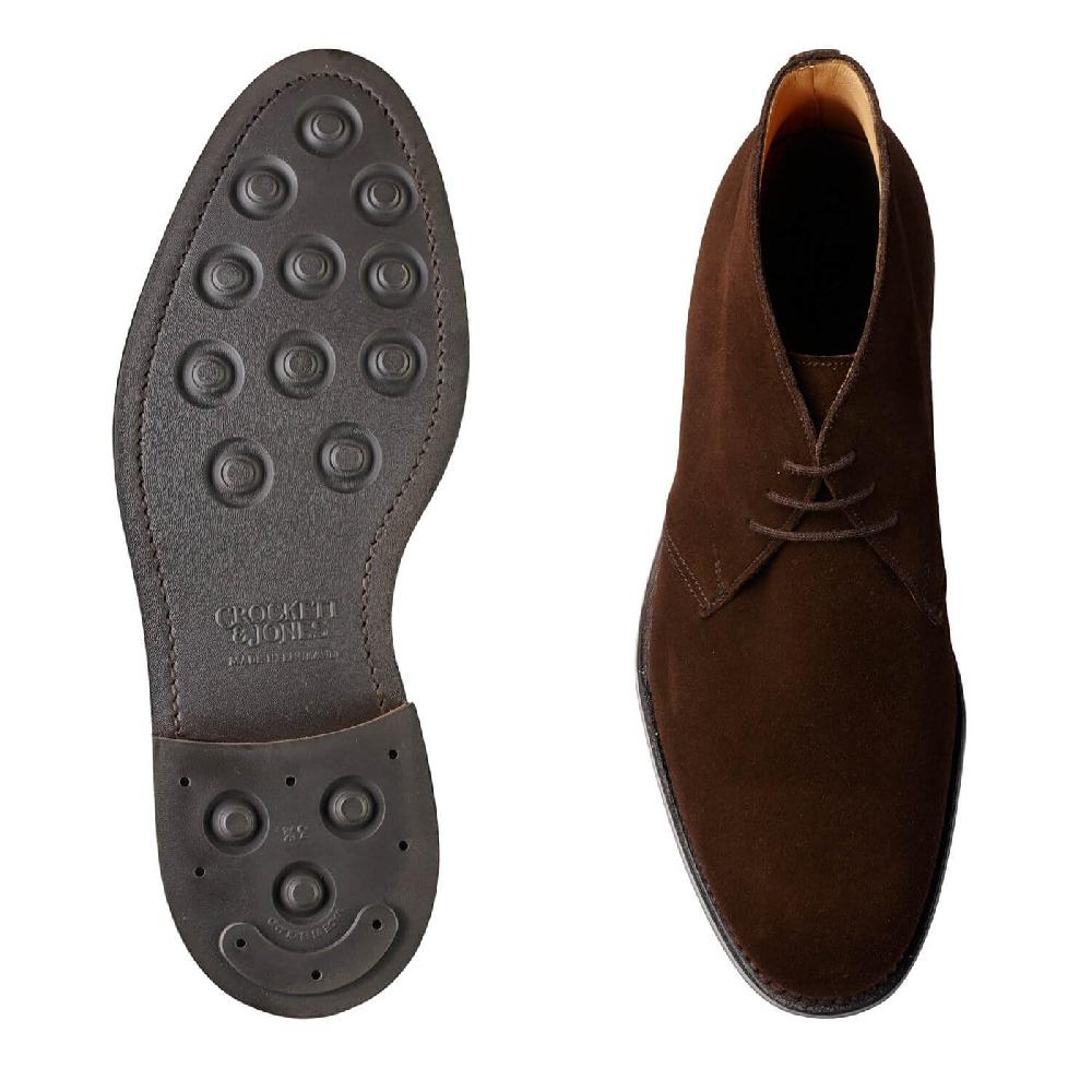 Crockett & Jones Chiltern Dark Brown Suede