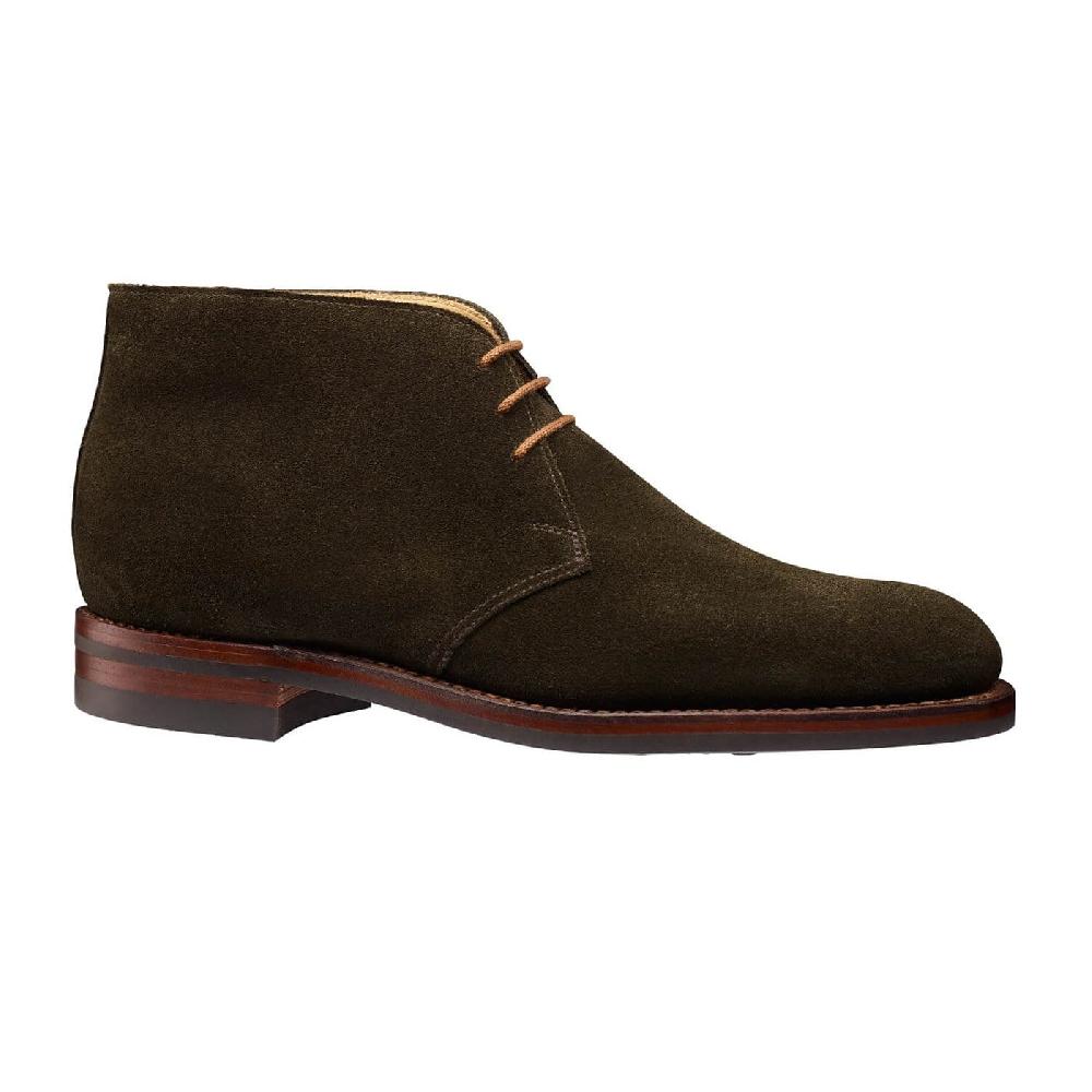 Crockett & Jones Chiltern Earth Green Suede