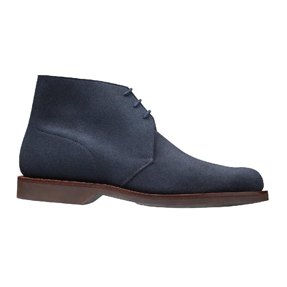 Crockett & Jones Chukka 4 Indigo Reverse Butt Suede