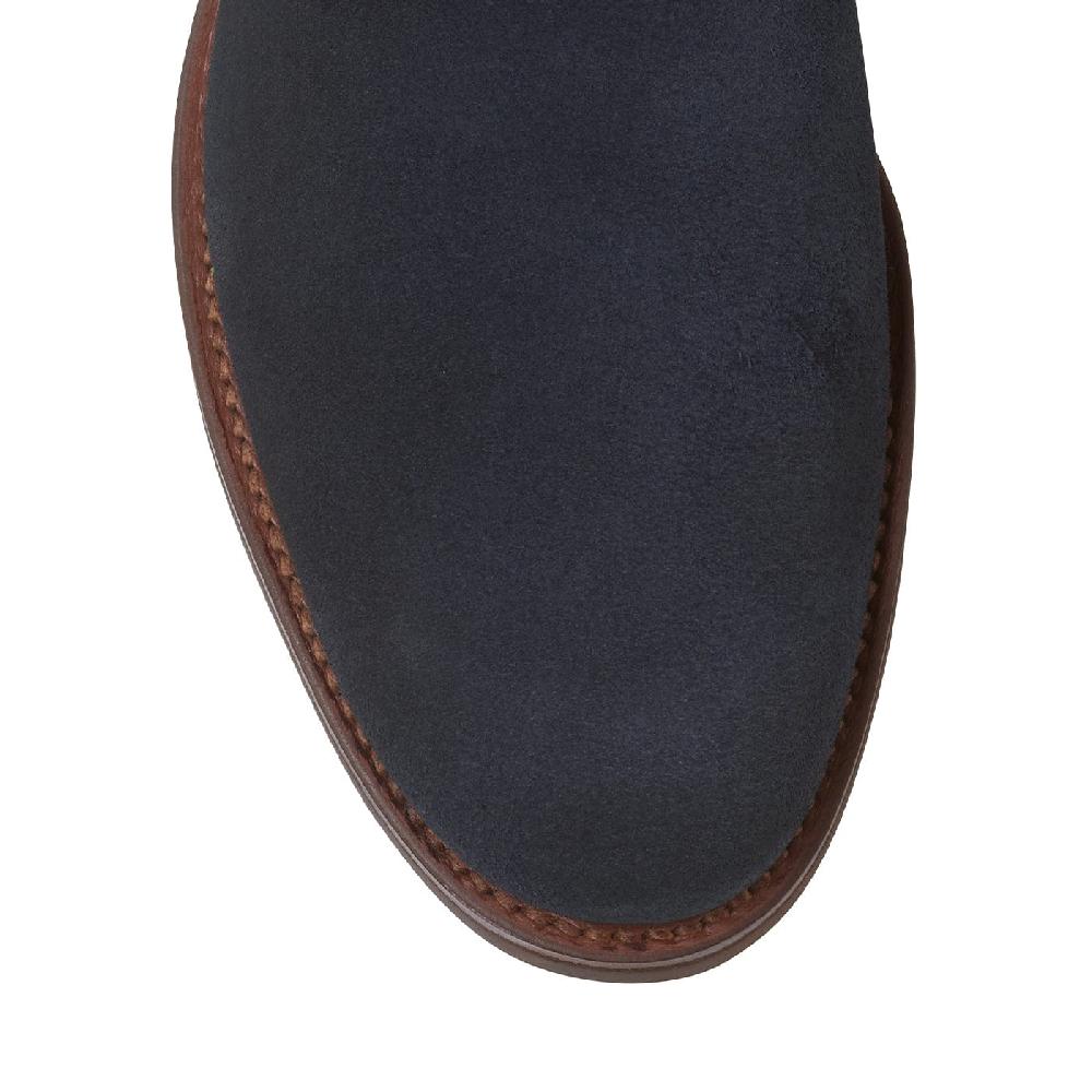 Crockett & Jones Chukka 4 Indigo Reverse Butt Suede