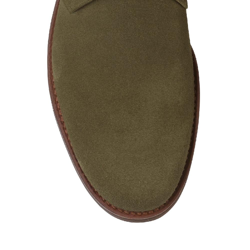 Crockett & Jones Chukka 4 Olive Reverse Butt Suede