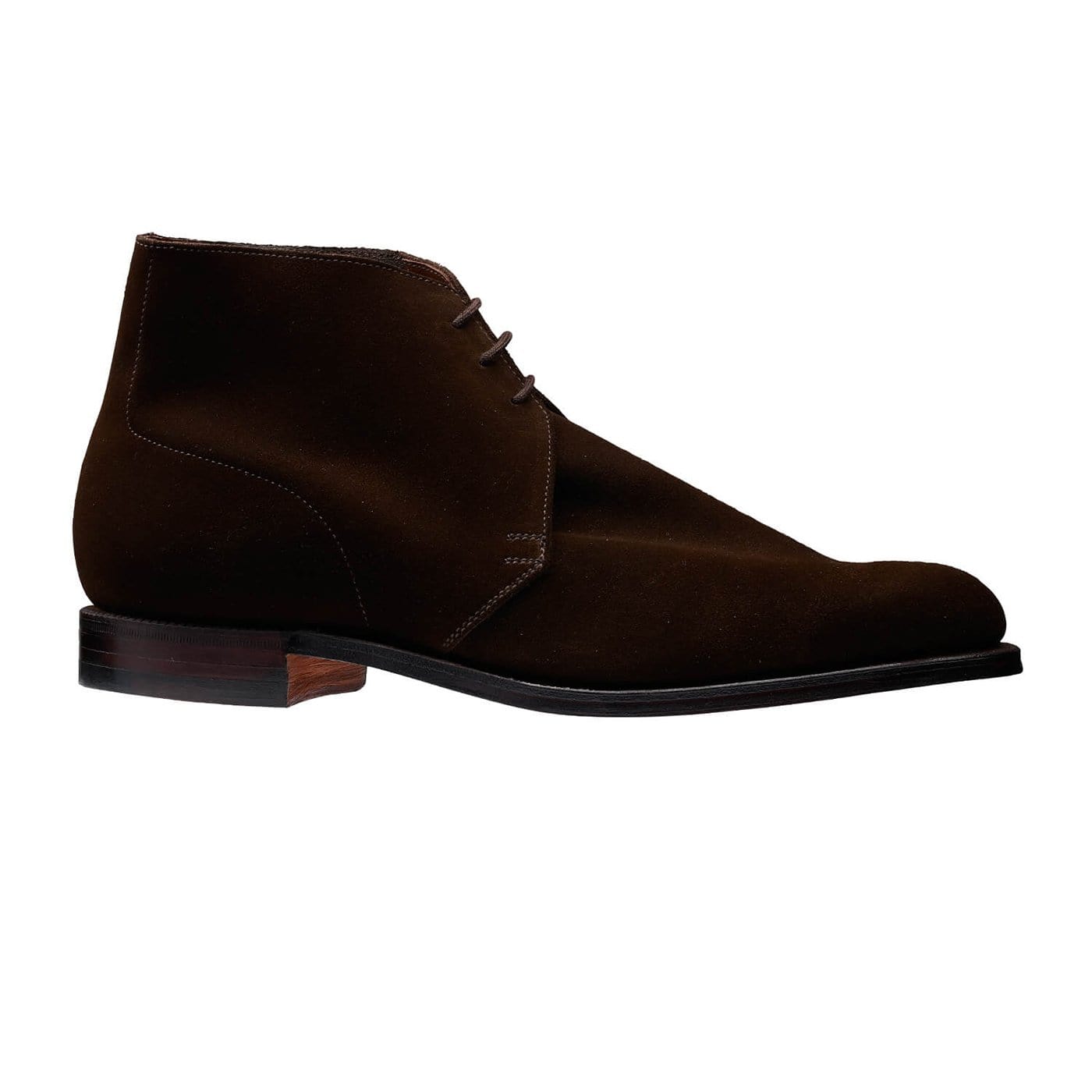 Crockett & Jones Chukka Dark Brown Suede