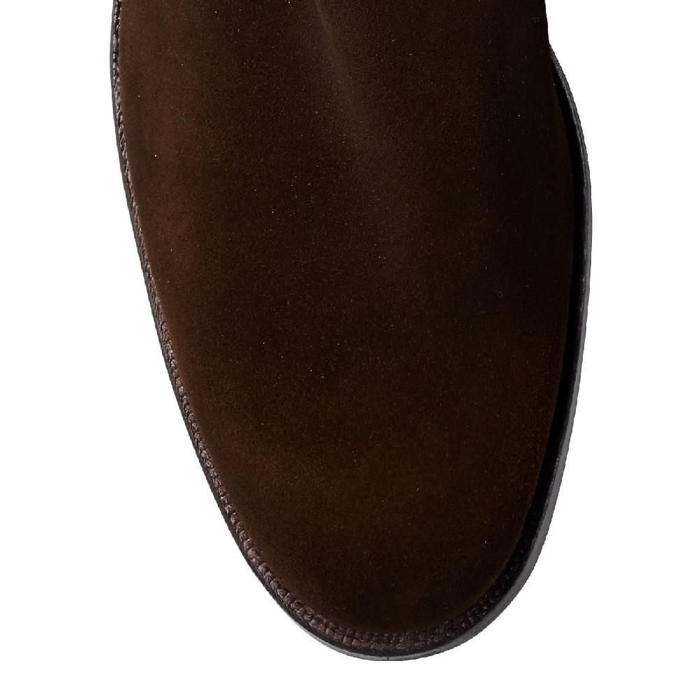 Crockett & Jones Chukka Dark Brown Suede