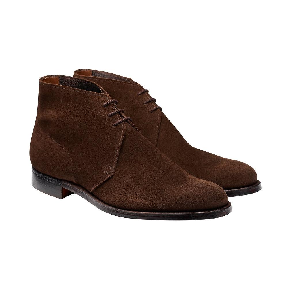 crockett & jones Chukka Dark Brown Suede