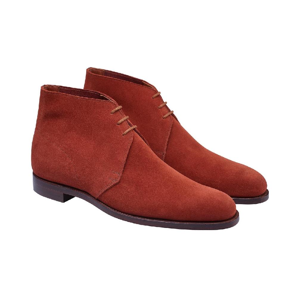 crockett & jones Chukka Terracotta Suede