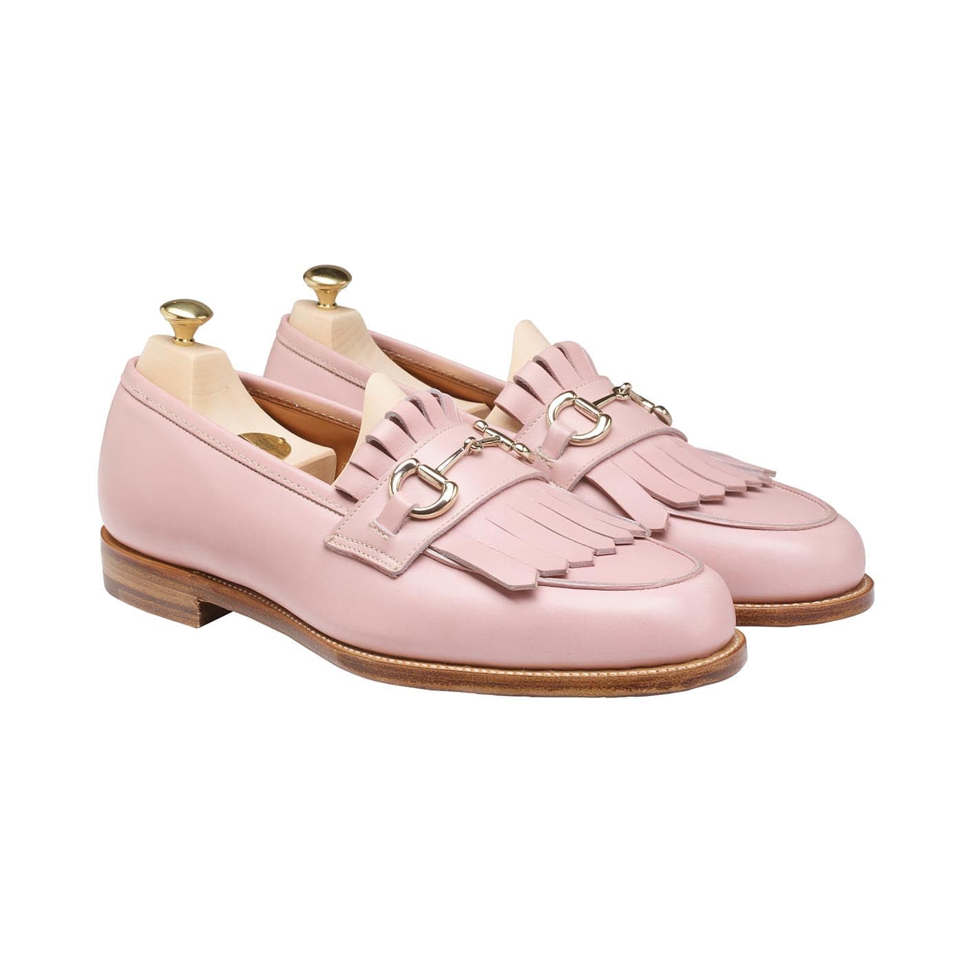 crockett & jones Clara Blush Pink Calf