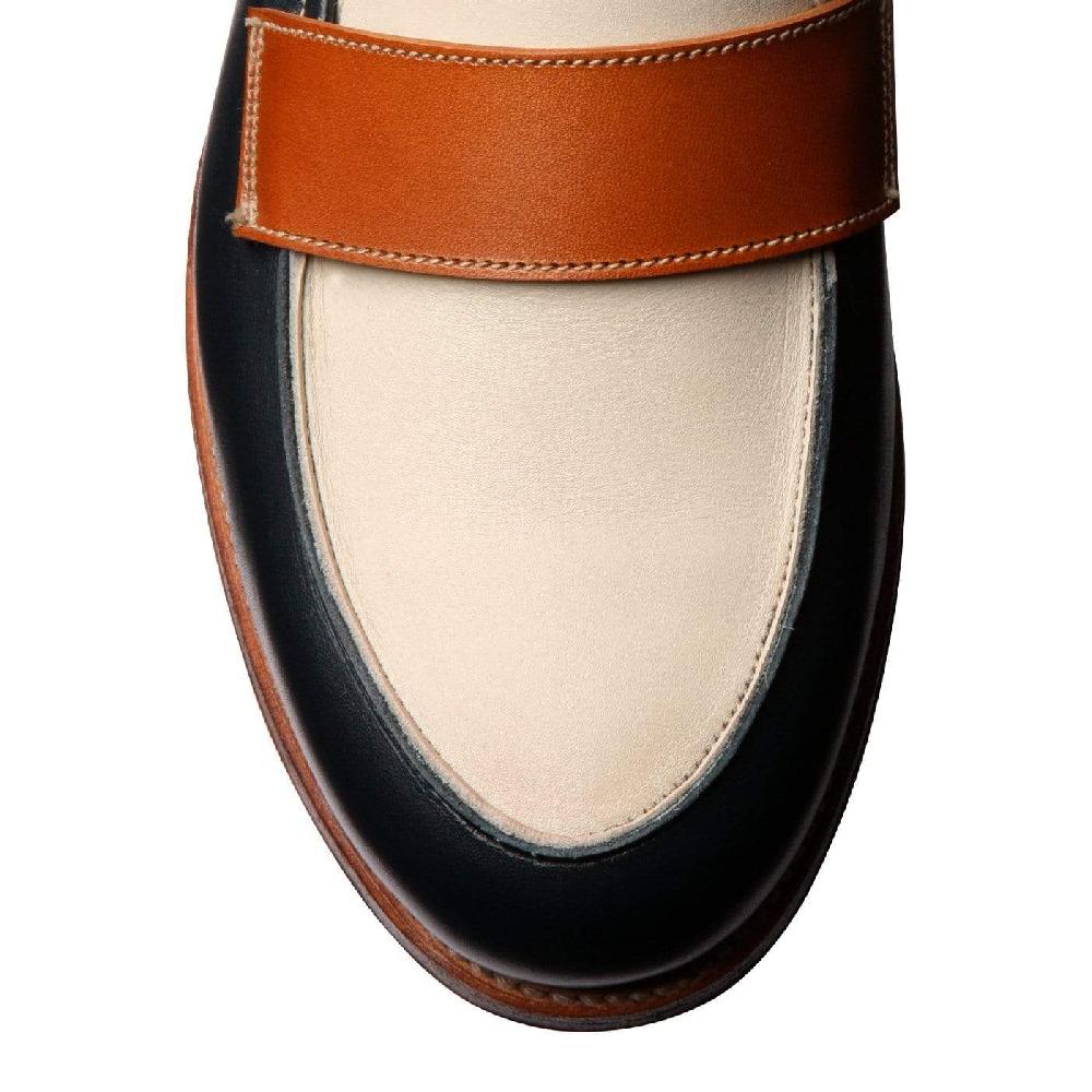 Crockett & Jones Clare Navy Burnished Calf