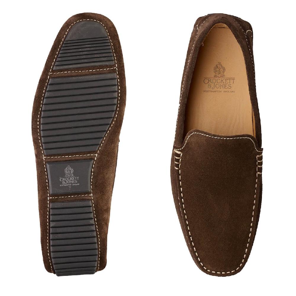 Crockett & Jones Como Dark Brown Suede