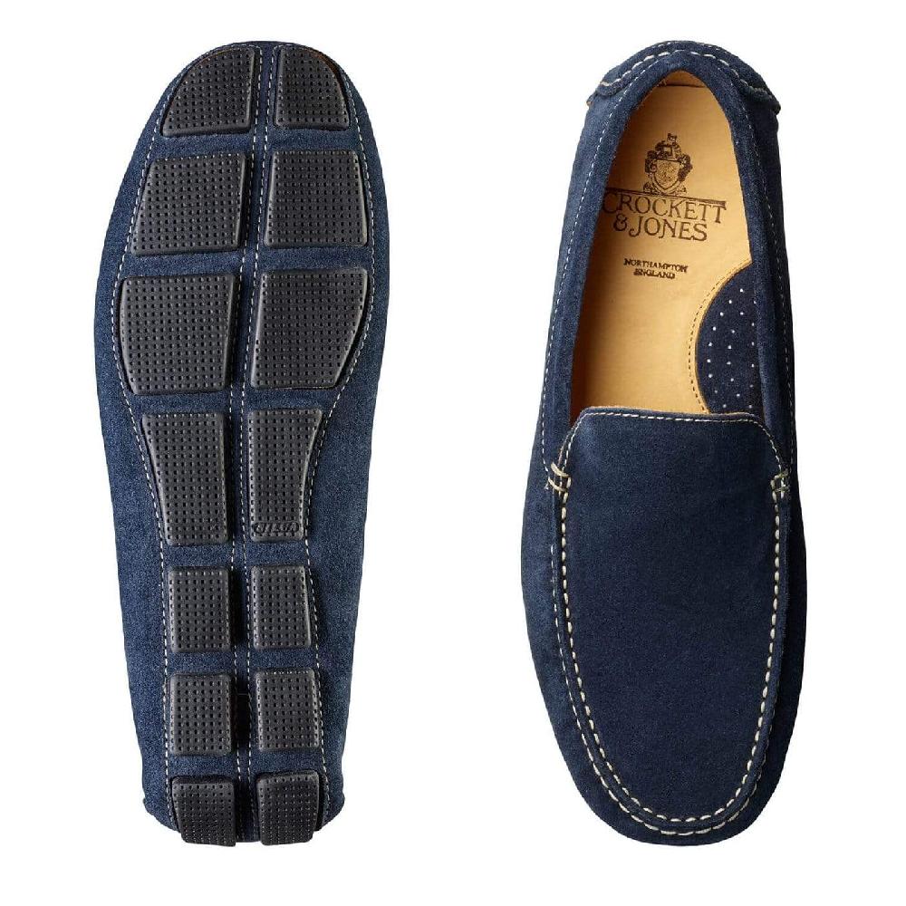 Crockett & Jones Como Navy Suede