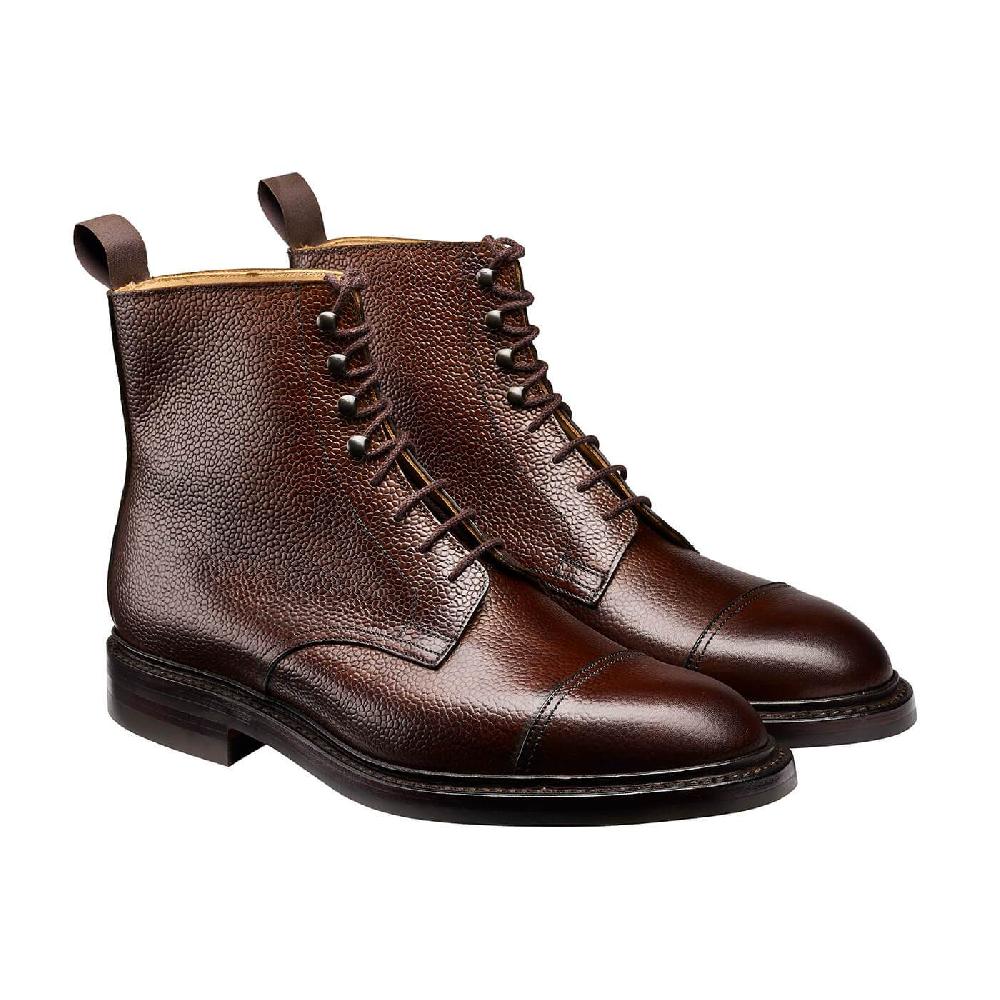 crockett & jones Coniston Dark Brown Scotch Grain