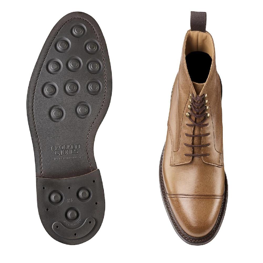 Crockett & Jones Coniston Sand Hurricane Hide