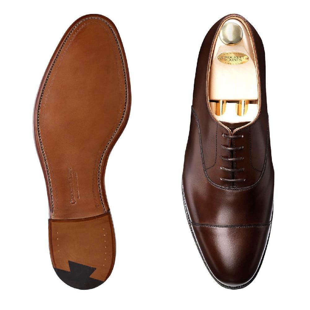 Crockett & Jones Connaught Dark Brown Burnished Calf