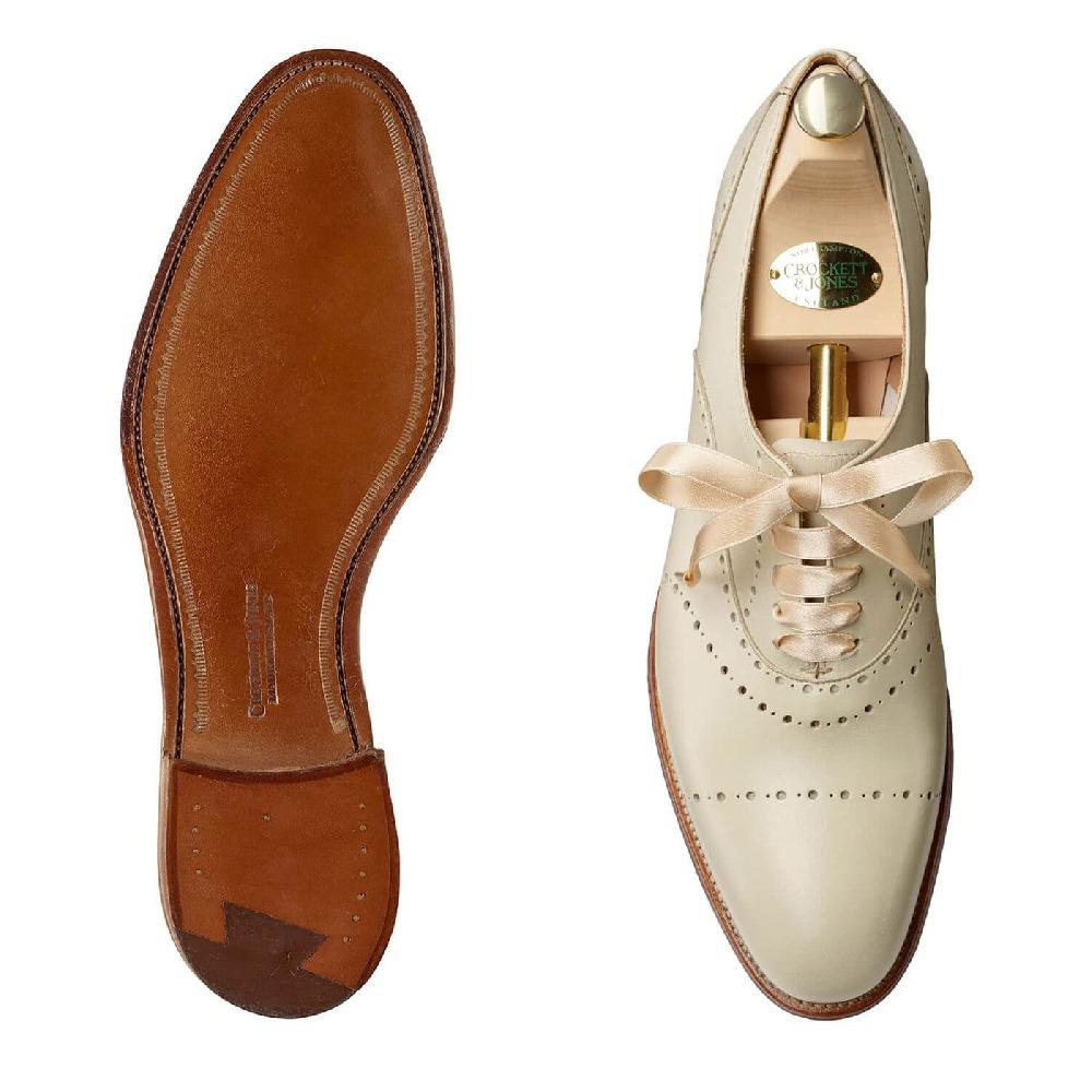 Crockett & Jones Cora Ivory Calf