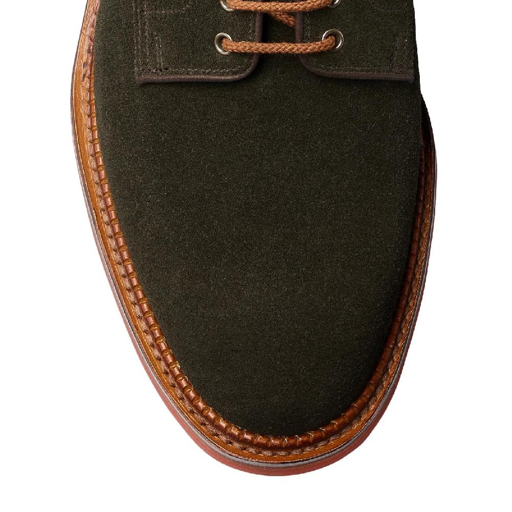 Crockett & Jones Cornell Earth Green Suede