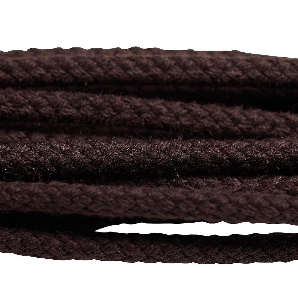 Crockett & Jones Dark Brown Braided Laces - 65cm