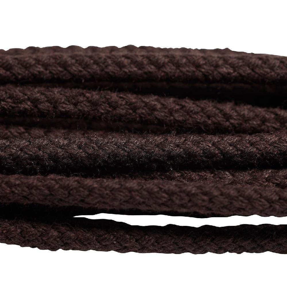 Crockett & Jones Dark Brown Braided Laces - 70cm