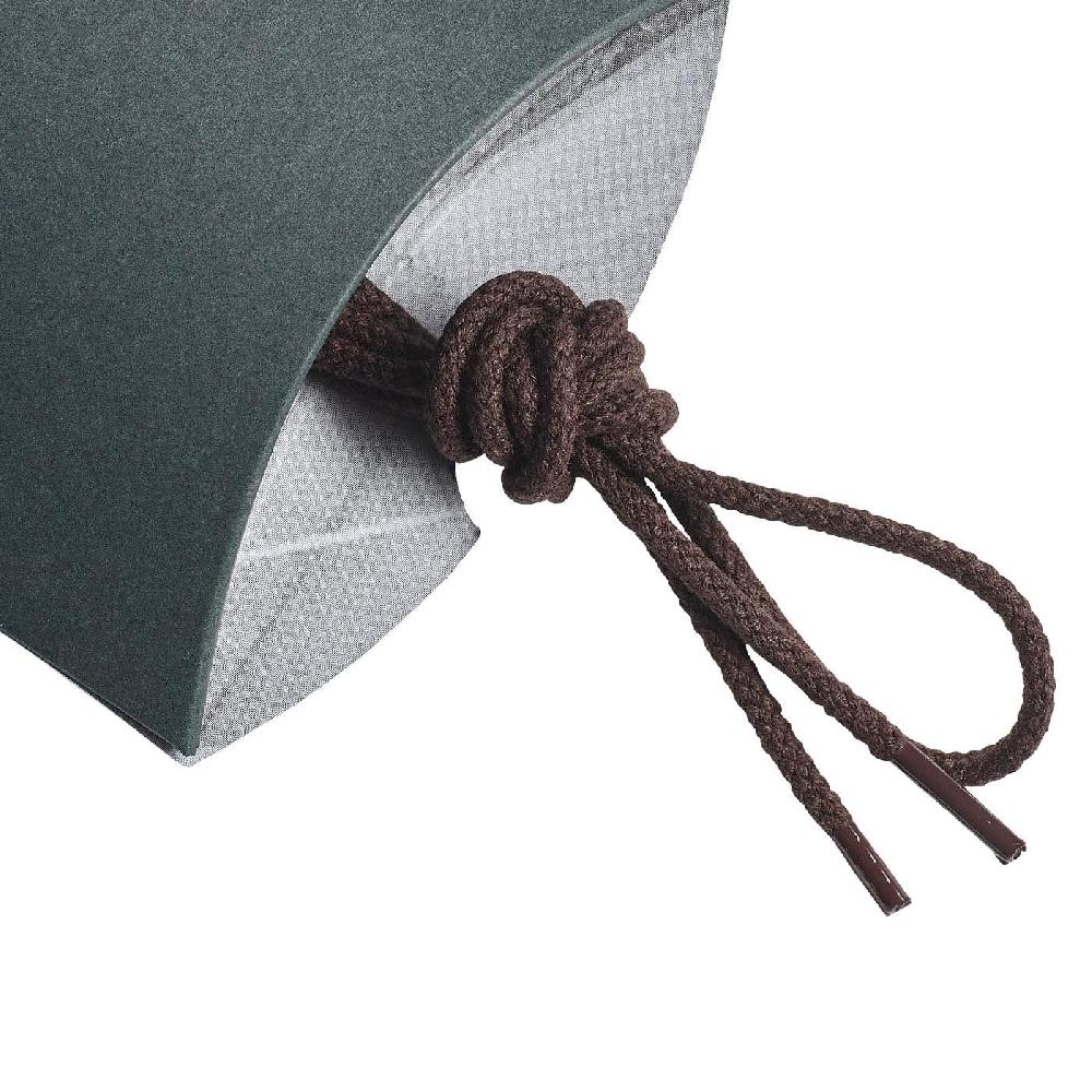 crockett & jones Dark Brown Braided Laces - 70cm