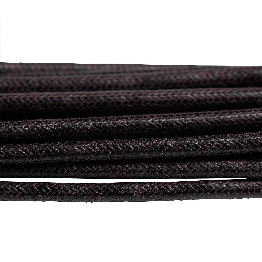 Crockett & Jones Dark Brown Wax Laces - 70cm