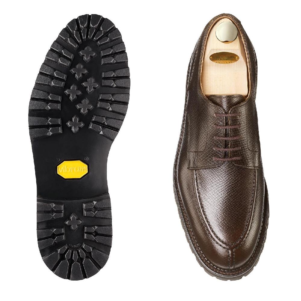 Crockett & Jones Denver Dark Brown Hatch Grain