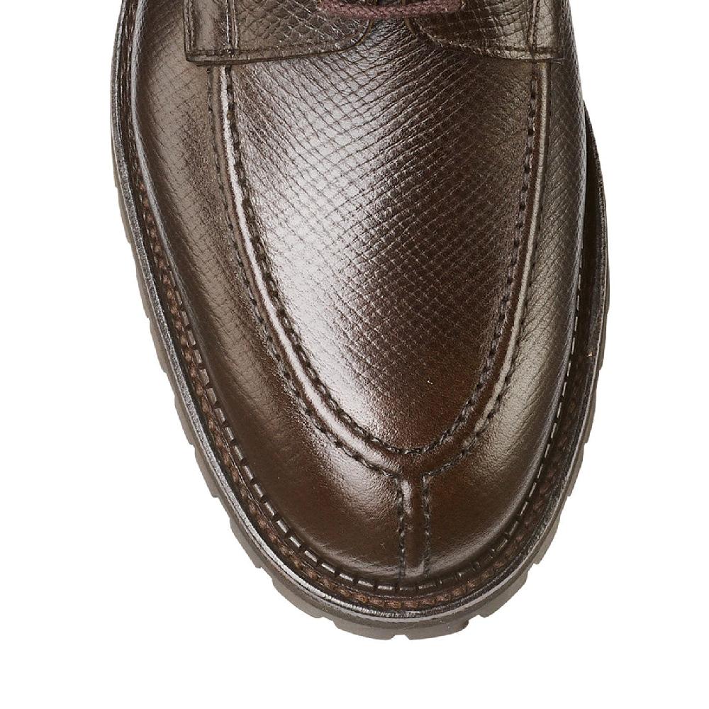Crockett & Jones Denver Dark Brown Hatch Grain