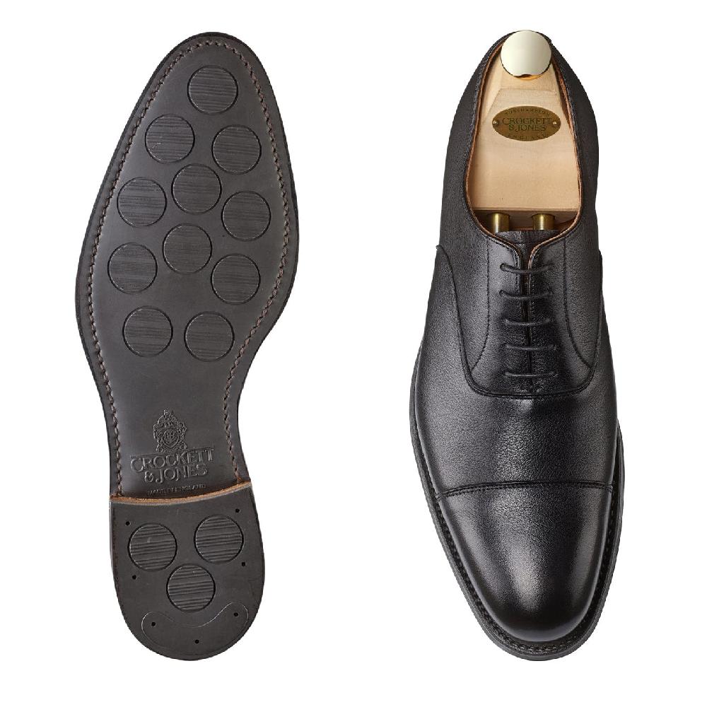 Crockett & Jones Dorset Black Milled Calf