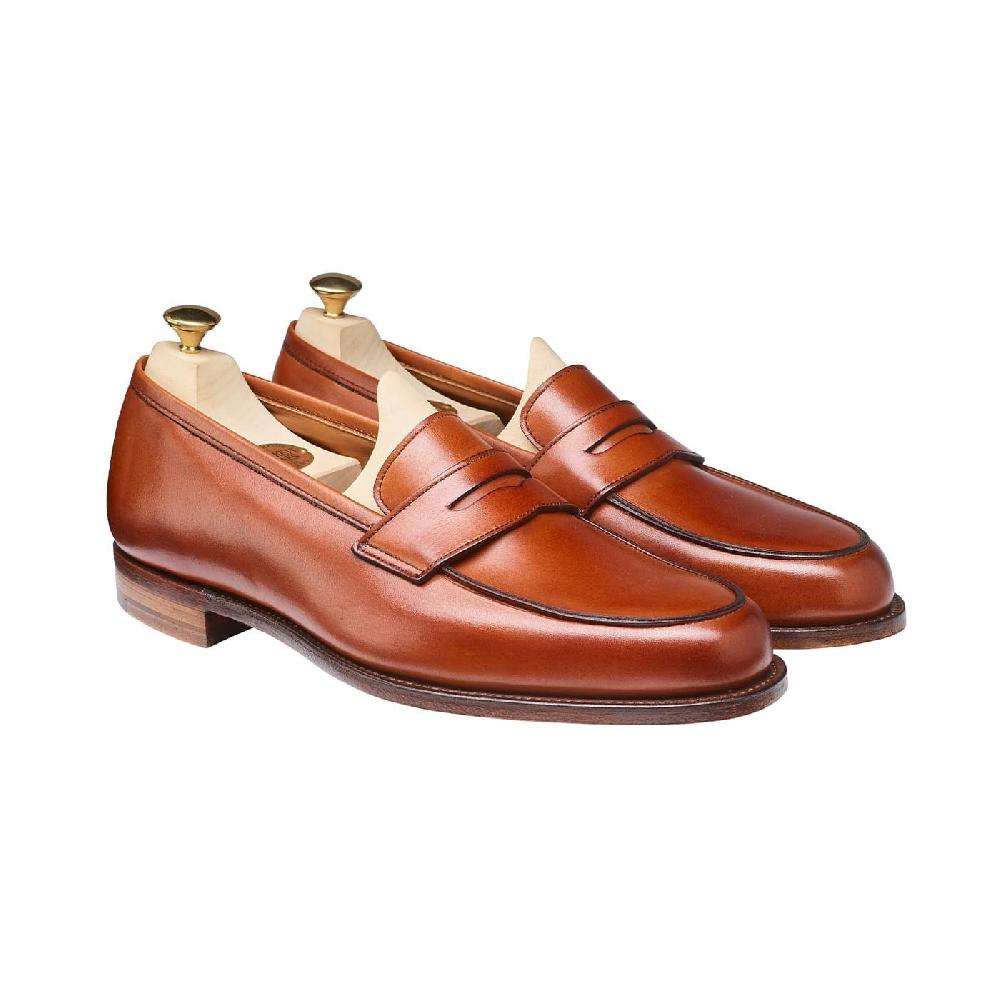 crockett & jones Elise Chestnut Burnished Calf
