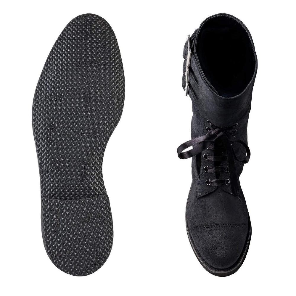 Crockett & Jones Ella Black Rough-Out Suede