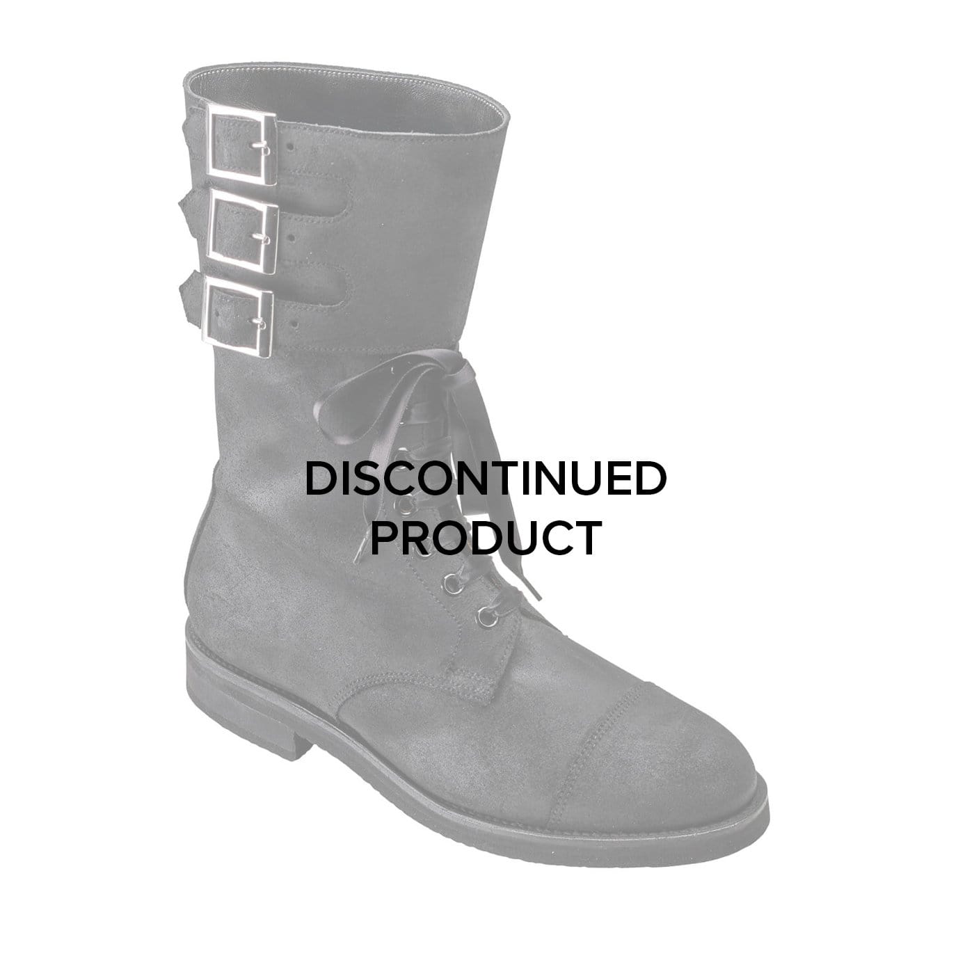 crockett & jones Ella Black Rough-Out Suede