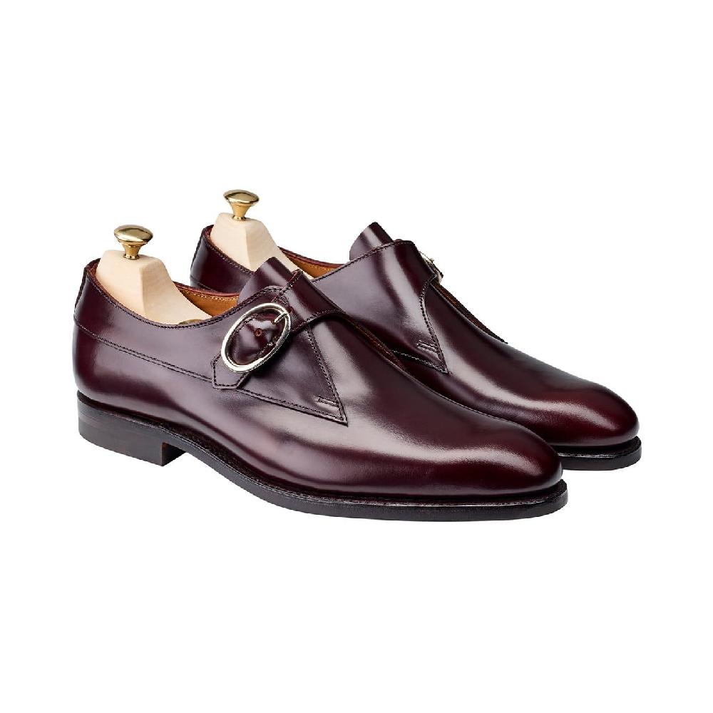 crockett & jones Emily Burgundy Cavalry Calf