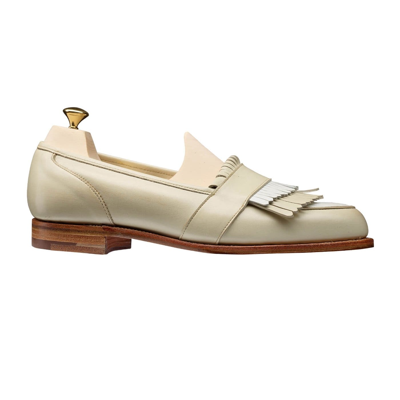Crockett & Jones Emma Ivory & White Calf
