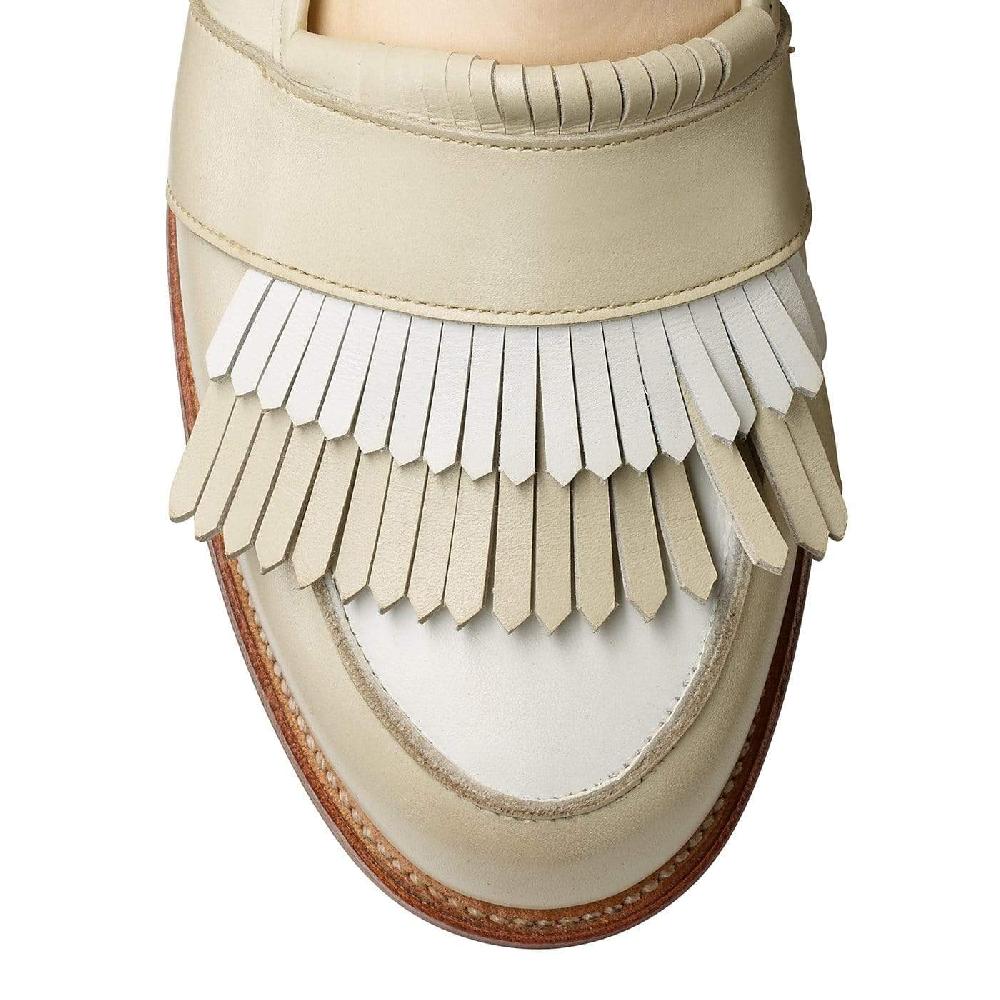 Crockett & Jones Emma Ivory & White Calf