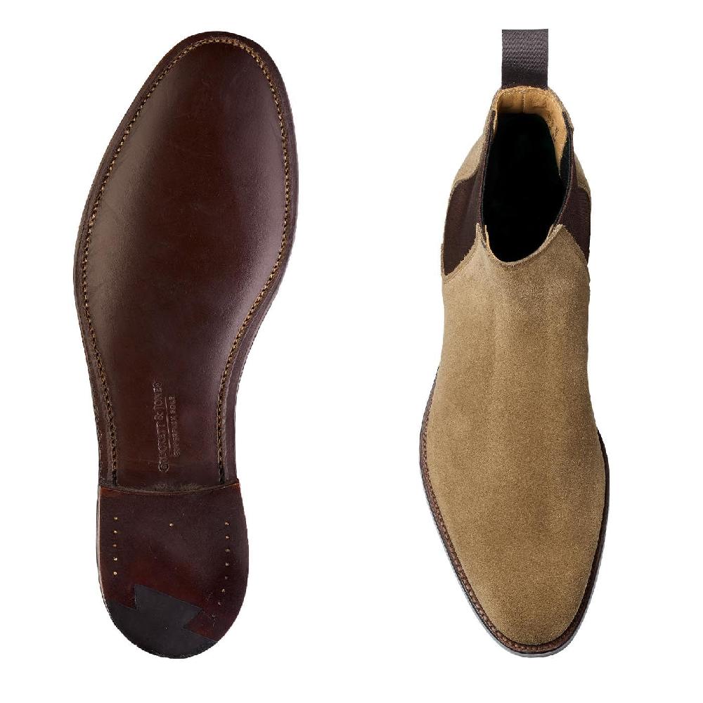 Crockett & Jones Epsom Khaki Suede