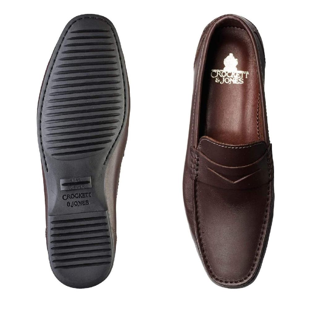 Crockett & Jones Genoa Dark Brown Antique Calf